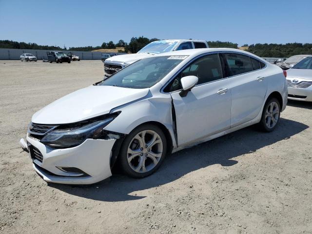 1G1BF5SM2J7111347 - 2018 CHEVROLET CRUZE PREMIER WHITE photo 1