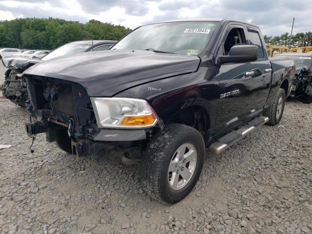 1C6RD7GP9CS292609 - 2012 DODGE RAM SLT BLACK photo 1