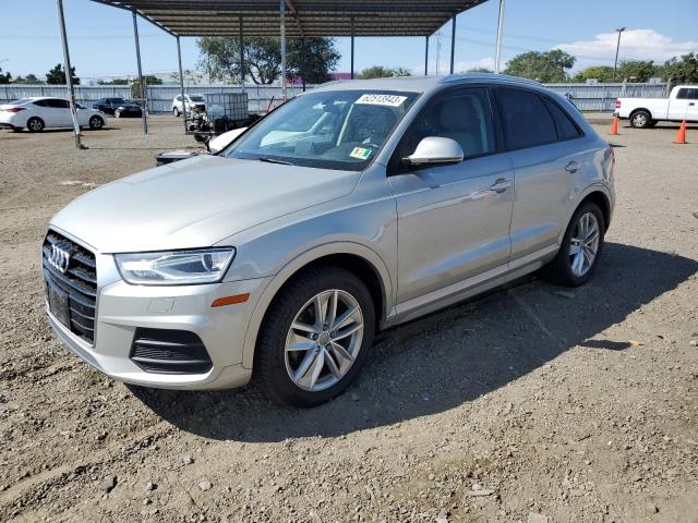 WA1ECCFS5HR013691 - 2017 AUDI Q3 PREMIUM SILVER photo 1