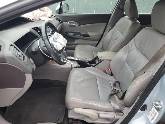 2HGFB2F91CH517833 - 2012 HONDA CIVIC EXL 蓝色 照片 7