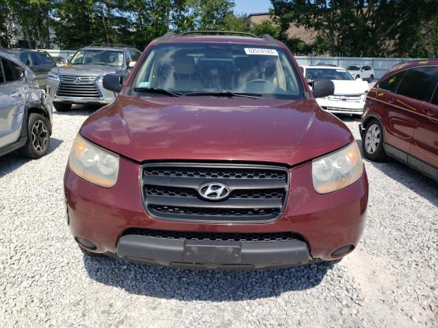 5NMSG73D19H324518 - 2009 HYUNDAI SANTA FE GLS MAROON photo 5