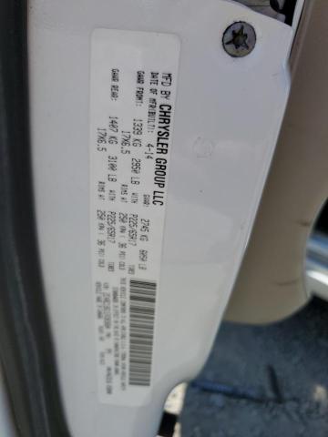 2C4RC1BG1ER383684 - 2014 CHRYSLER TOWN & COU TOURING WHITE photo 13