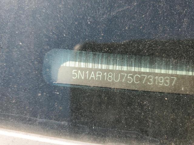 5N1AR18U75C731937 - 2005 NISSAN PATHFINDER LE CHARCOAL photo 13