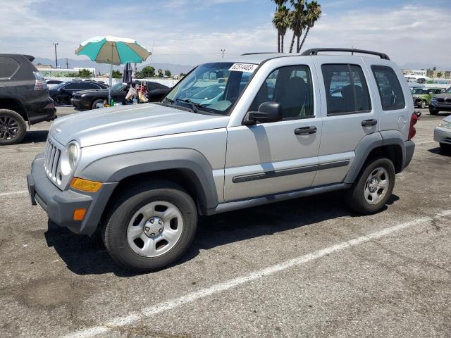 1J4GK48K27W512351 - 2007 JEEP LIBERTY SPORT SILVER photo 1