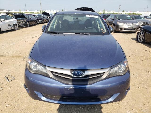 JF1GE6A68BH518762 - 2011 SUBARU IMPREZA 2.5I BLUE photo 5