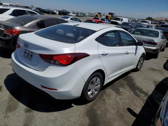 5NPDH4AE1GH673887 - 2016 HYUNDAI ELANTRA SE WHITE photo 3