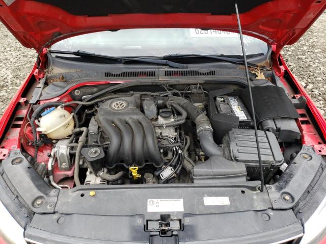 3VW2K7AJ3FM344041 - 2015 VOLKSWAGEN JETTA BASE 红色 照片 11