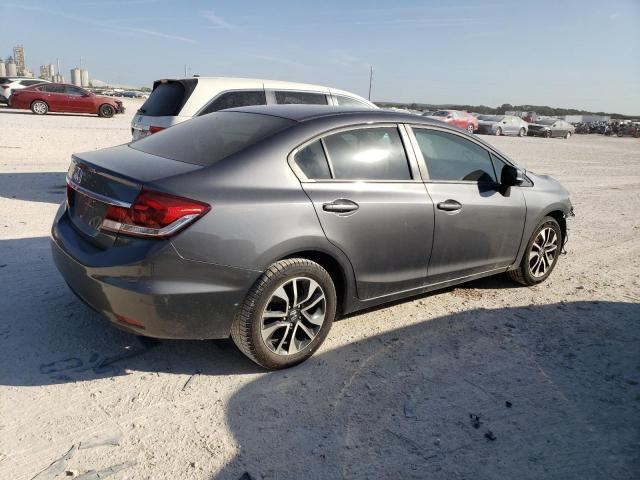 19XFB2F9XDE259646 - 2013 HONDA CIVIC EXL GRAY photo 3