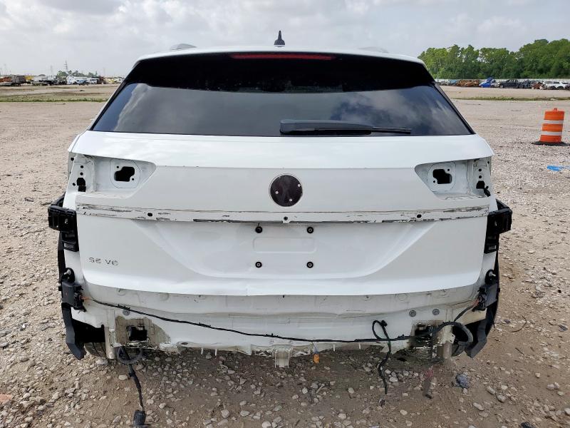 1V2PE2CA5MC207941 - 2021 VOLKSWAGEN ATLAS CROS SE WHITE photo 6