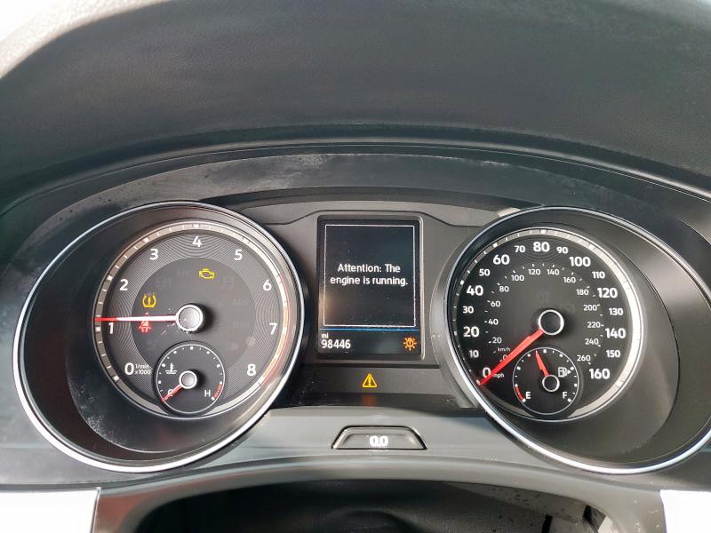 1V2PE2CA5MC207941 - 2021 VOLKSWAGEN ATLAS CROS SE WHITE photo 9