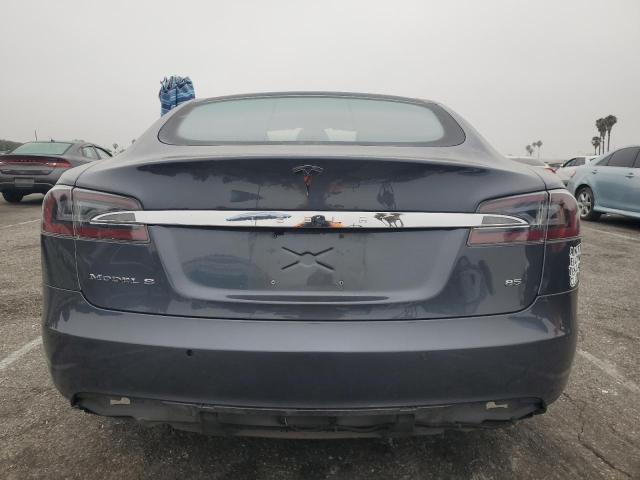 5YJSA1H10EFP60690 - 2014 TESLA MODEL S GRAY photo 6