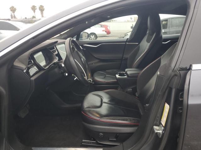 5YJSA1H10EFP60690 - 2014 TESLA MODEL S GRAY photo 7