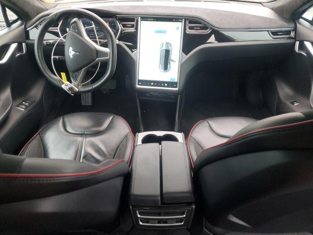 5YJSA1H10EFP60690 - 2014 TESLA MODEL S GRAY photo 8