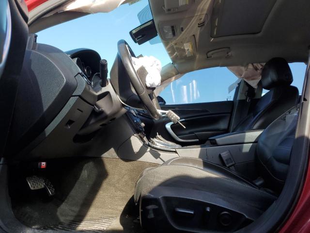 2G4GV5GV0D9188329 - 2013 BUICK REGAL GS Қызыл фото 7