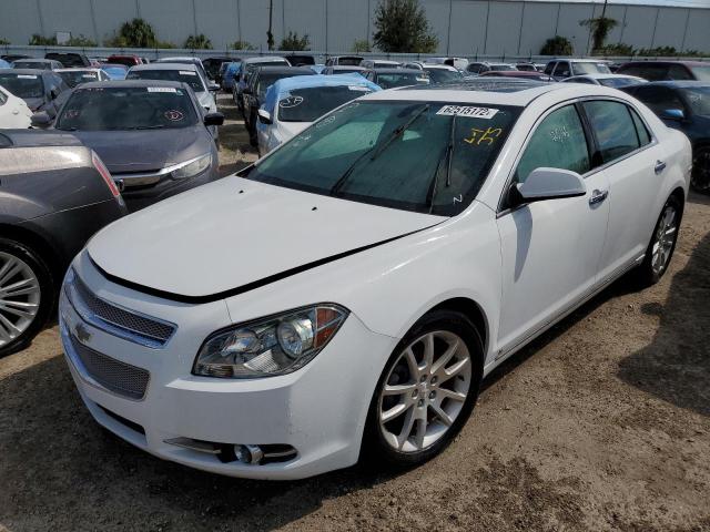 1G1ZK57719F116330 - 2009 CHEVROLET MALIBU LTZ WHITE photo 2