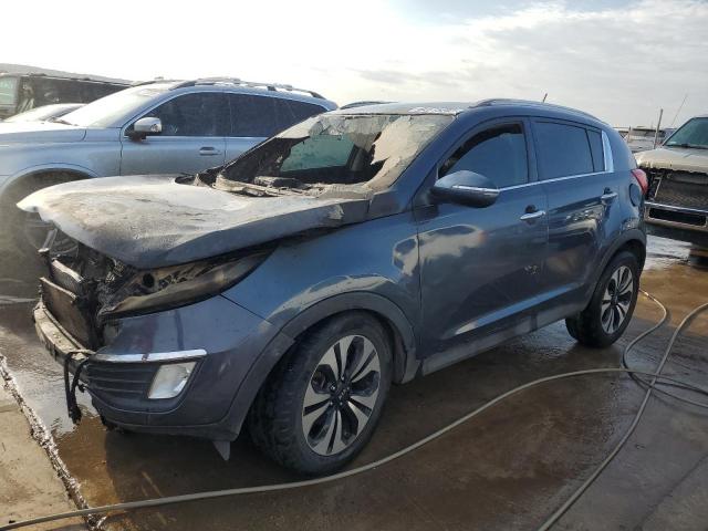 KNDPC3A64D7378023 - 2013 KIA SPORTAGE SX BLUE photo 1