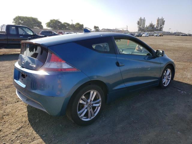 JHMZF1D63BS000526 - 2011 HONDA CR-Z EX BLUE photo 3