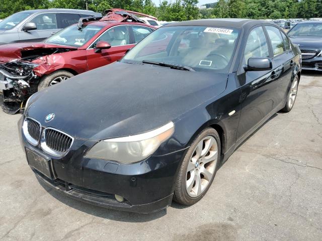 WBANB33555CN68076 - 2005 BMW 5 SERIES I BLACK photo 1