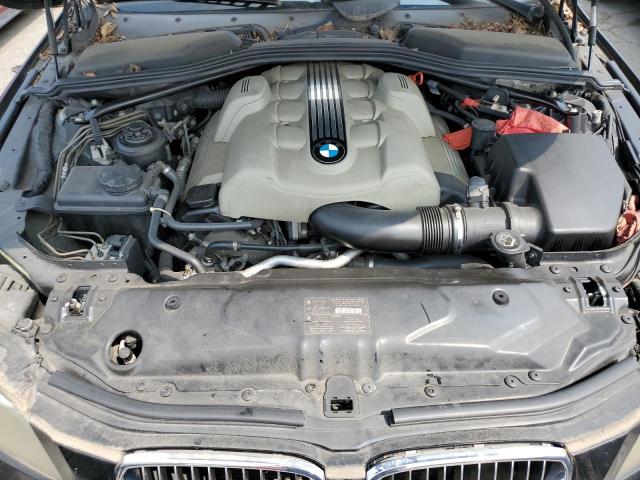 WBANB33555CN68076 - 2005 BMW 5 SERIES I BLACK photo 11