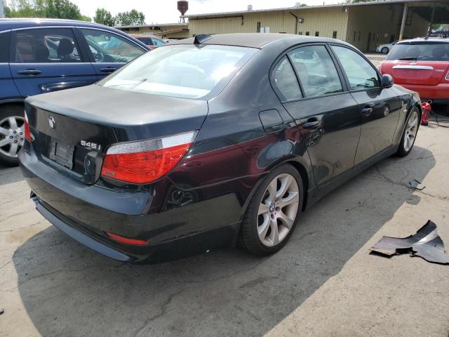 WBANB33555CN68076 - 2005 BMW 5 SERIES I BLACK photo 3