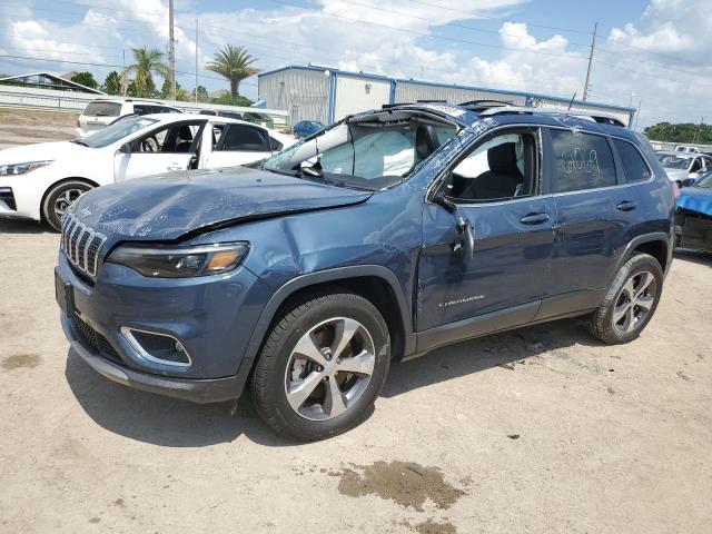 1C4PJMDX2KD460461 - 2019 JEEP CHEROKEE LIMITED BLUE photo 1