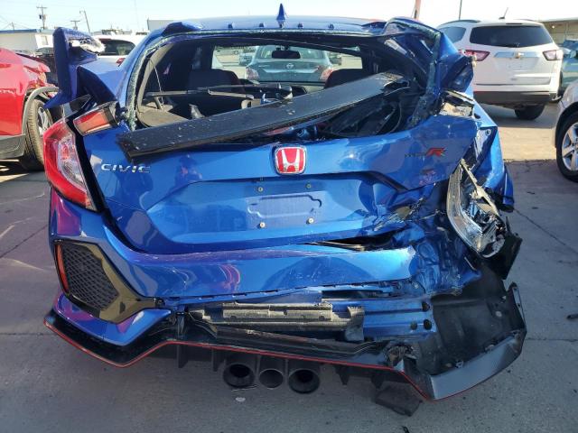 SHHFK8G77JU202177 - 2018 HONDA CIVIC TYPE-R TOURING BLUE photo 6