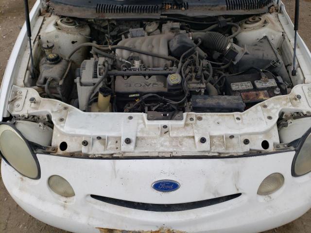 1FALP52U9VA111336 - 1997 FORD TAURUS GL WHITE photo 11