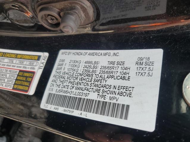 5J6RW6H31JL003197 - 2018 HONDA CR-V LX Qara foto 13