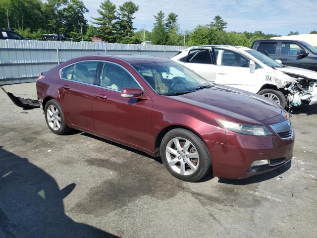 19UUA8F54DA003906 - 2013 ACURA TL TECH MAROON photo 4
