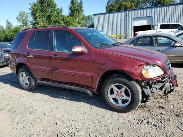 4JGAB57E65A540527 - 2005 MERCEDES-BENZ ML 350 MAROON photo 4