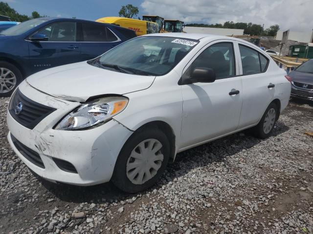 3N1CN7AP6EL808465 - 2014 NISSAN VERSA S WHITE photo 1