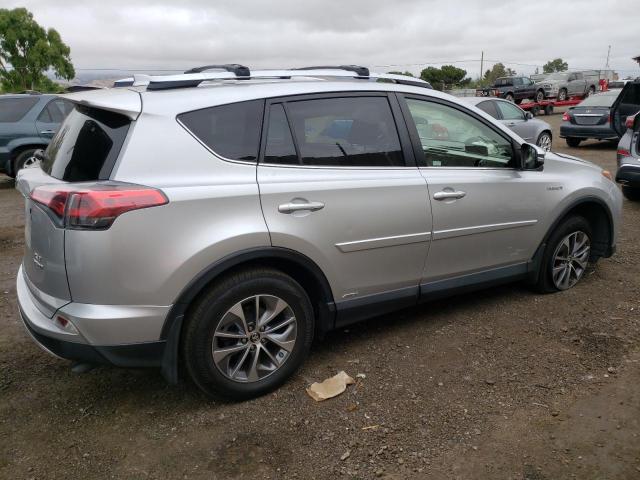 JTMRJREVXGD000488 - 2016 TOYOTA RAV4 HV XLE SILVER photo 3