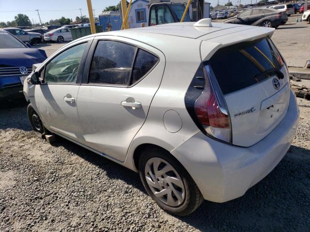 JTDKDTB31F1110967 - 2015 TOYOTA PRIUS C WHITE photo 2