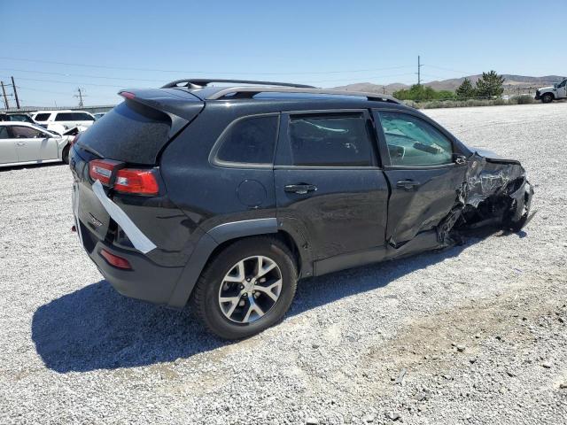 1C4PJMBS8GW352316 - 2016 JEEP CHEROKEE TRAILHAWK BLACK photo 3