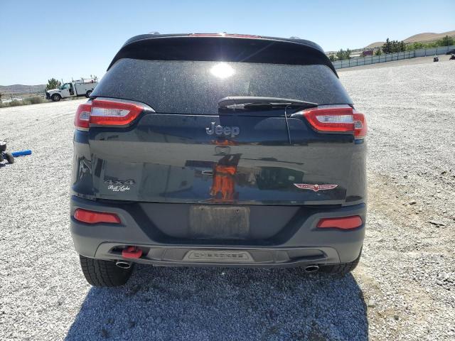 1C4PJMBS8GW352316 - 2016 JEEP CHEROKEE TRAILHAWK BLACK photo 6