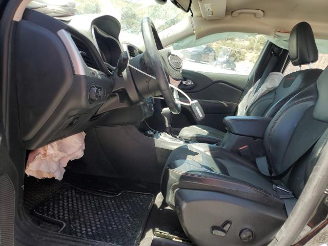 1C4PJMBS8GW352316 - 2016 JEEP CHEROKEE TRAILHAWK BLACK photo 7