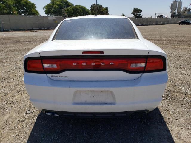 2B3CL3CG8BH566275 - 2011 DODGE CHARGER WHITE photo 6