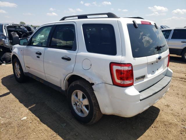 1FMCU93108KA37913 - 2008 FORD ESCAPE XLT WHITE photo 2