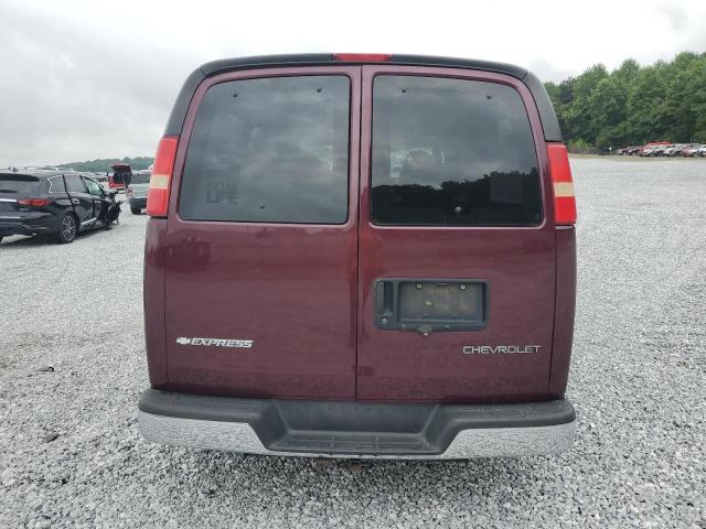 1GCFG15XX51150670 - 2005 CHEVROLET EXPRESS G1 BURGUNDY photo 6