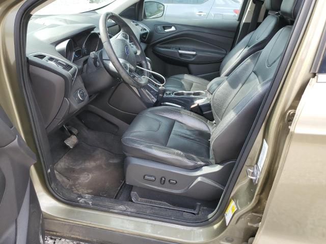 1FMCU0J91DUC03908 - 2013 FORD ESCAPE TITANIUM 绿色 照片 7