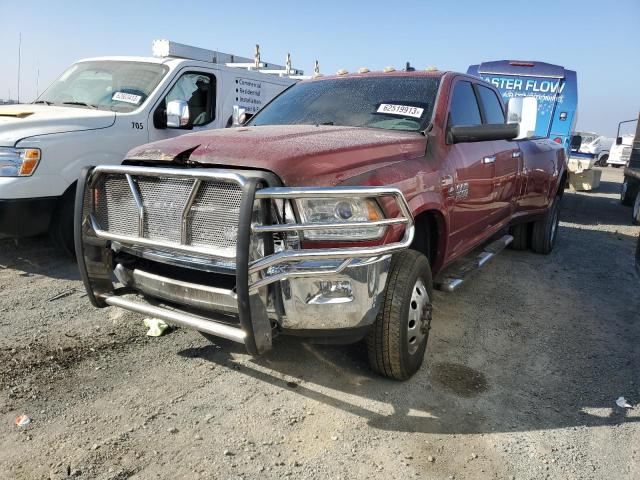 3C63RRJL0EG248534 - 2014 RAM 3500 LARAMIE BURGUNDY photo 1