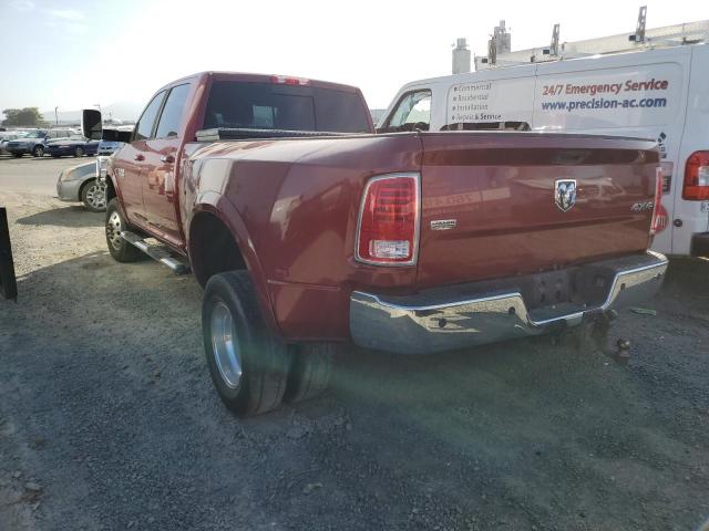 3C63RRJL0EG248534 - 2014 RAM 3500 LARAMIE BURGUNDY photo 2