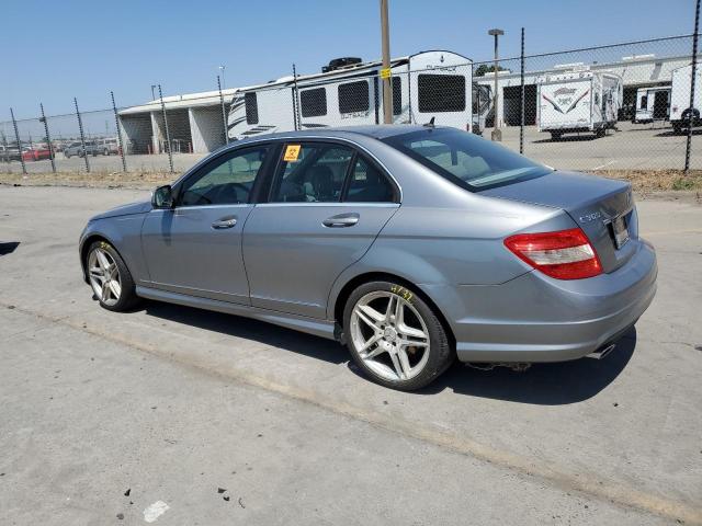 WDDGF54X78R010636 - 2008 MERCEDES-BENZ C 300 SILVER photo 2