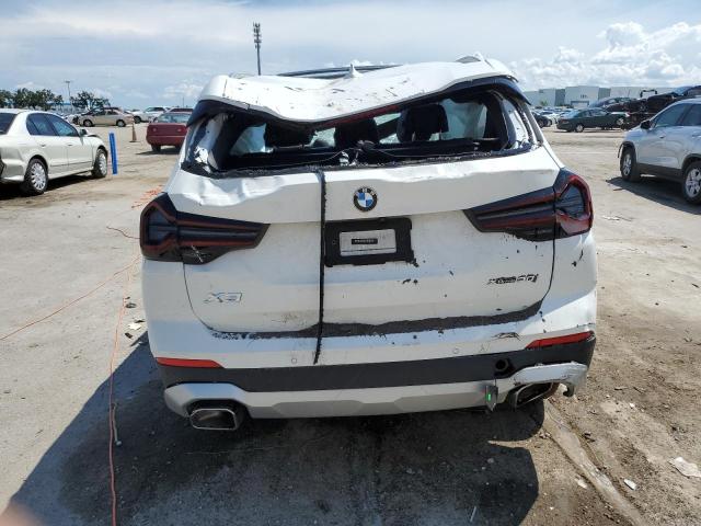 5UX53DP09N9H43254 - 2022 BMW X3 XDRIVE30I WHITE photo 6