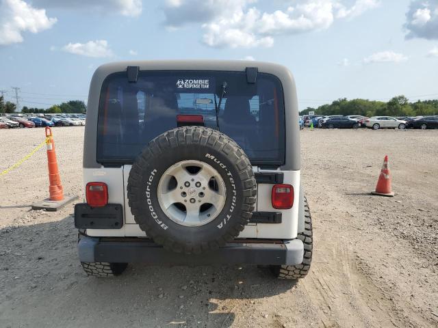 1J4FA39SX4P754799 - 2004 JEEP WRANGLER X WHITE photo 6