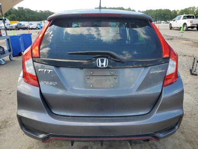 3HGGK5H6XJM707296 - 2018 HONDA FIT SPORT GRAY photo 6