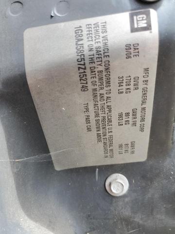 1G8AJ58F57Z152749 - 2007 SATURN ION LEVEL 2 红色 照片 12