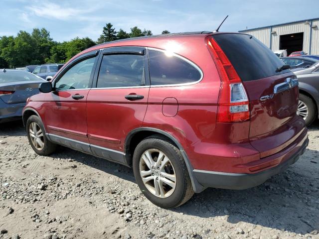 JHLRE4H51AC014976 - 2010 HONDA CR-V EX RED photo 2