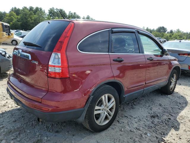 JHLRE4H51AC014976 - 2010 HONDA CR-V EX RED photo 3