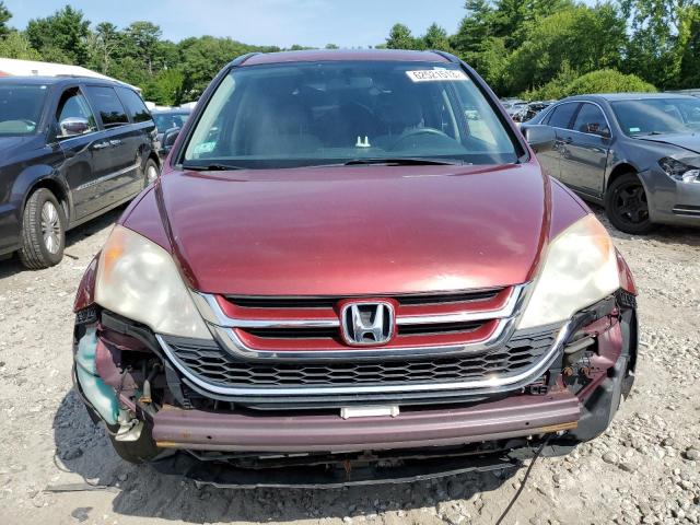 JHLRE4H51AC014976 - 2010 HONDA CR-V EX RED photo 5